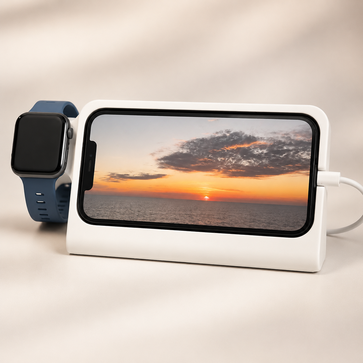 Dock de Secretária para iPhone e Apple Watch